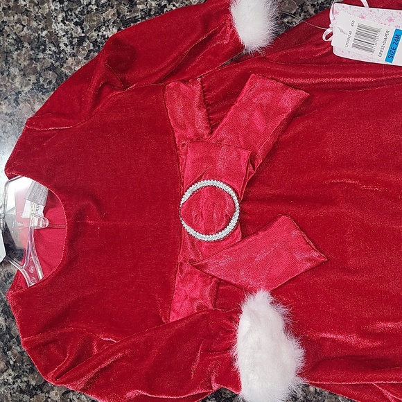 Lillybird NWT Red girls dress size 24M w/ diaper red - Picture 6 of 7